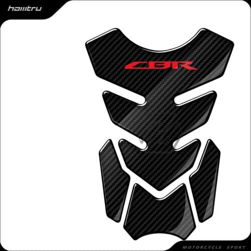 3D Carbon Look Motorcycle Tank Pad Protector Decal Stickers Case for Honda CBR 400 600 900 1000 RR 1100XX