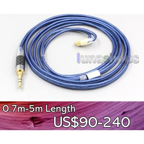 LN006407 99% Pure Silver Earphone Cable For Westone W40 W50 W60 UM10 UM20 UM30 UM40 UM50 Pro