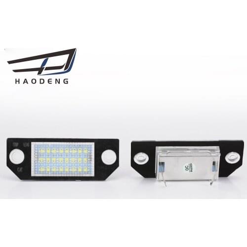 2PCS For Ford Focus MK2 12v Car Led Number License Light for Ford 03-18 Focus C-MAX 03-08 MK2 Accessories Lamps Tail Light