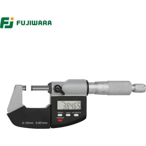 FUJIWARA Stainless Steel Digital Micrometer High-precision External Diameter Spiral Micrometer