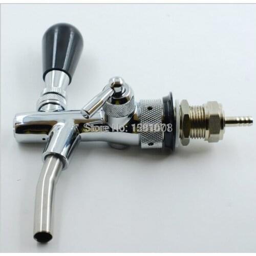 Homebrew kegging Kegerator Draft Beer Faucet with Flow Controller/ Shank with Nipple - World Free Shipping