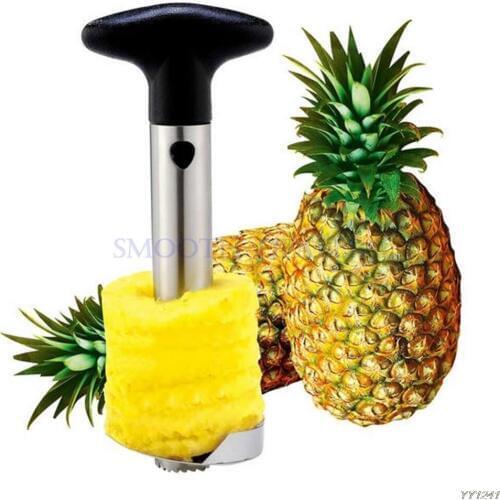 En acier inoxydable outil simple Cuisine fruits Ananas Slicer Peeler Cutter Y110-Dropshipping