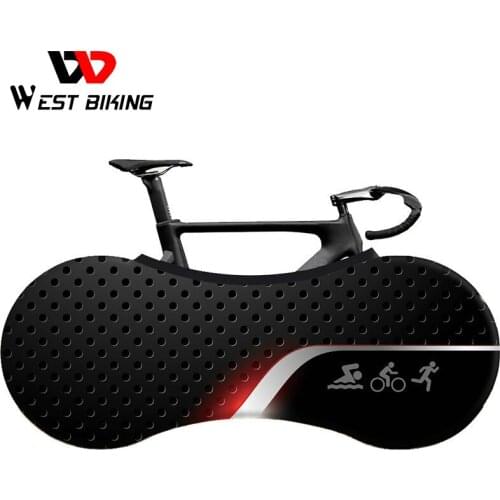 MTB Road Bike Indoor Cover High-quality Elastic Fabric 26"-28" Bicycle Dust Cover Tire Protection Cover Storage Bike Accessories