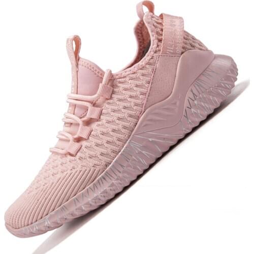 Summer Lightweight Sport Shoes for Women Sneakers Comfort Lady Running Sneakers Womens High Sports Shoes Female Pink Race D-465