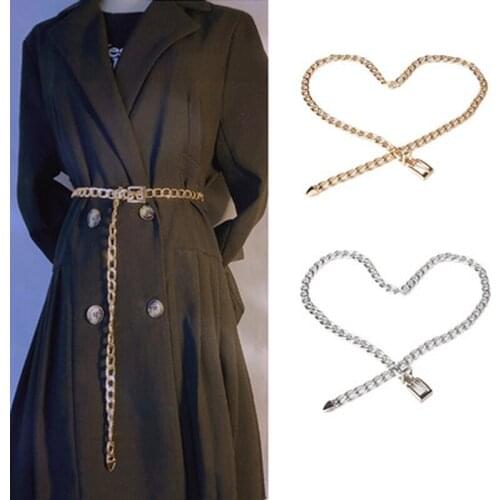Fashion Metal Chain Women Belt Waist Chain Dress Girls Lady Waistband Accessories Body Chain