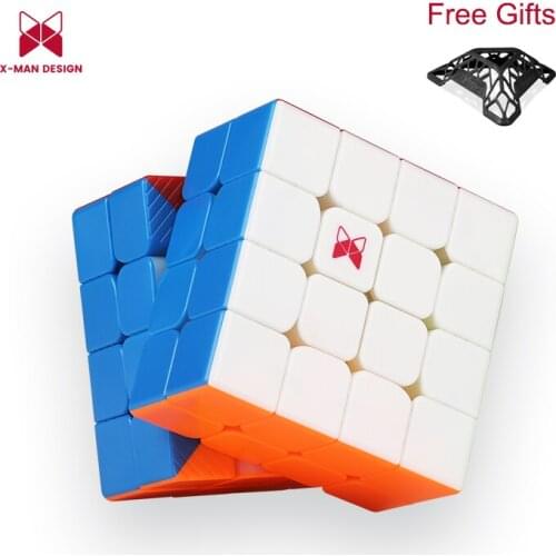 Newest QiYi XMD 4x4 M Cube X-Man Magic Cubes Magnetic 4x4x4 Ambition Puzzles Magico Cubos Speed Cube Kids Gifts
