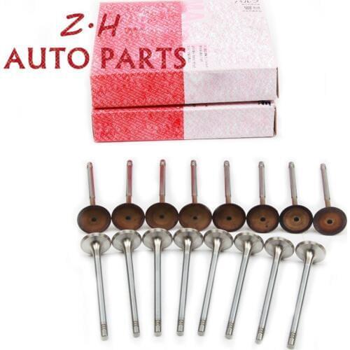 New Engine Intake Exhaust Valves Set 036 109 611 K For VW Golf Jetta Tiguan Passat Polo Audi A1 A3 1.4TSI TFSI CAXA 036109601AL