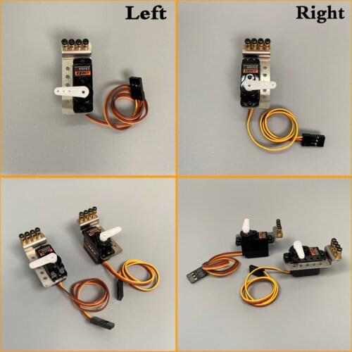 Lock Difference Servo Stainless Steel Steering Gear Base for 1/14 Tamiya RC Truck Trailer Tipper Scania MAN Benz Volvo Car Diy
