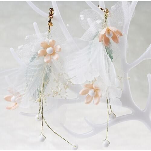 CECILIA dangle earrings ear clip earring for women girls drop earrings for party wedding jewelry