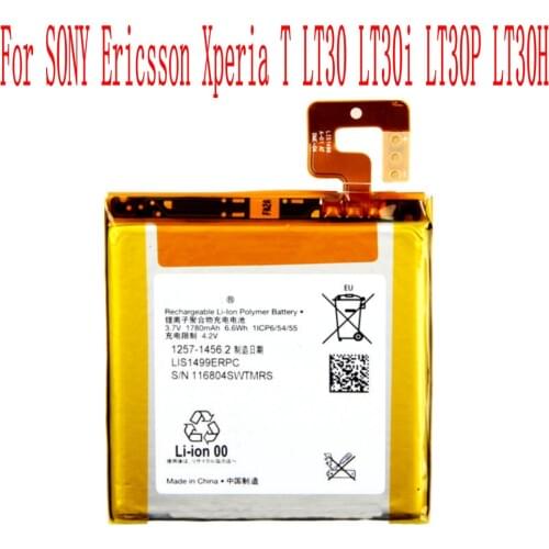 High Quality 1780mAh LIS1499ERPC Battery For SONY Ericsson Xperia T LT30 LT30i LT30P LT30H Cell Phone