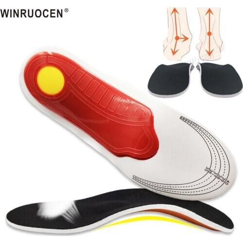 3D high quality Orthotics Cubitus Varus flat foot Insole Orthopedic Insoles for insert Arch Support pad for plantar fasciitis