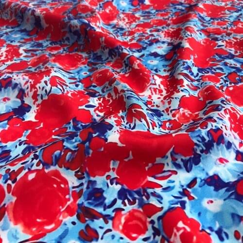 147cm wide stretch printed fabric meter fashion week printed fabric 100% polyester fabric wholesale polyester cloth