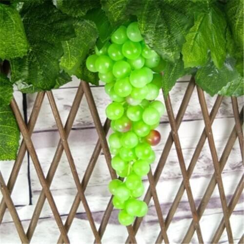 SUEF 1pcs Artificial Fruit Grapes Plastic Fake Decorative Fruit Lifelike Home Wedding Party Garden Decor mini simulation fruit@5