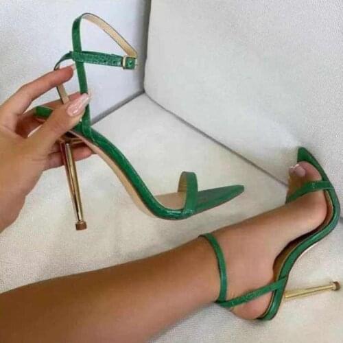 Pointed Toe Fashion Heeled Shoes Pumps Large Size Classic Womens High Heels Red Green Nude Party Office Female Shoes