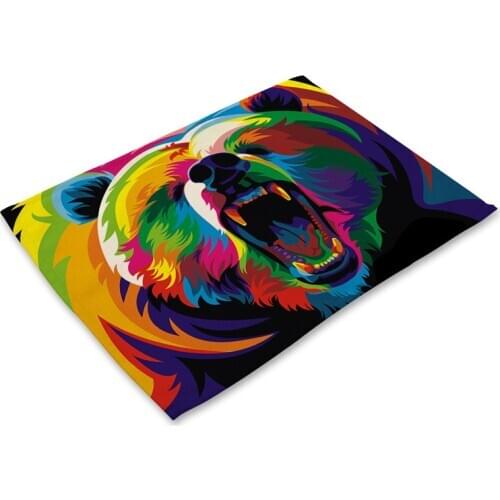 Vintage Bicycle Car Table Mat Fashion Kitchen Butterfly Flowers Placemat Table Napkin for Wedding Dining Decor Table Mat