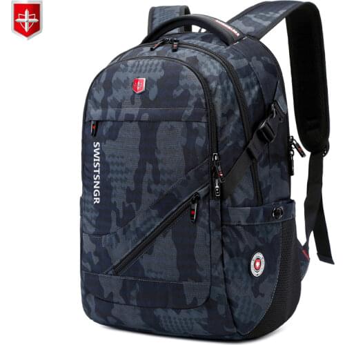 2021 New Waterproof Man Backpack Fit 17inch Laptop USB Charging Backpack Women Oxford Travel Male Bag Vintage School Bag Mochila