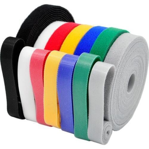 10 m / roll magic cable tie magic buckle width 1 cm /Magic cable tie line computer cable headset winder cable tie DIY
