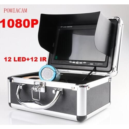 WF01B 1080P Underwater Fishing Camera Professional Waterproof Rechargeable Battery Portable Video Camera for Ice,Lake and Boat