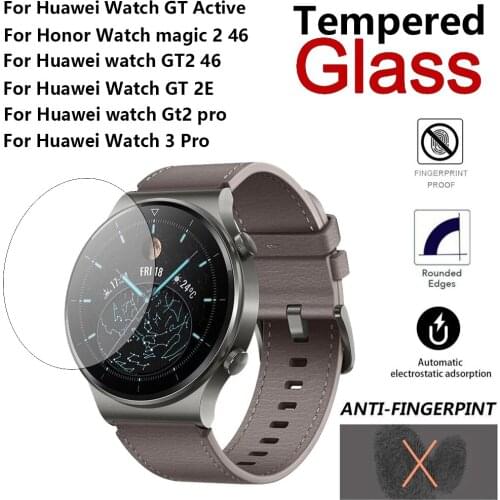 Tempered Glass For Huawei Watch GT 2 Pro 46mm protective Glass For GT Active/GT 2e/magic 2 46/3 Pro Screen Protector Cover Film