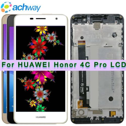 Original 5.0"for Huawei Honor 4C Pro LCD Display Touch Screen Digitizer Screen Glass Panel Assembly for Honor 4C Pro LCD Display