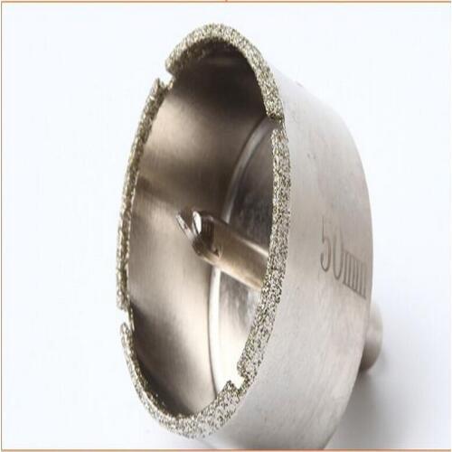 Free shipping 1PC 35-55mm professional quality 2 steps diamond marble hole saw with central drill for marble/tile hole drilling