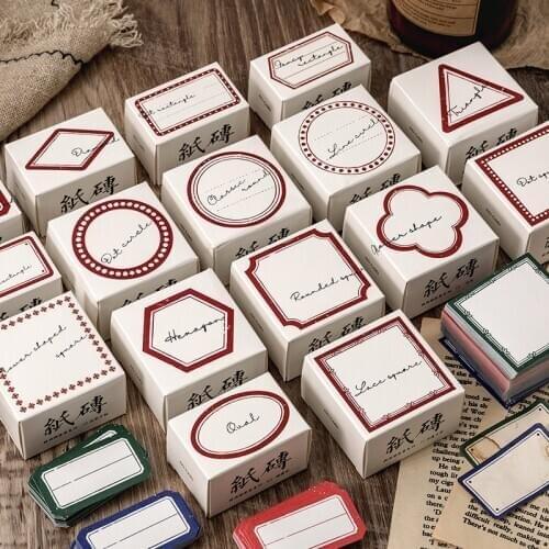 150Pcs/Box Vintage Classic Label Set Series Sticker Package DIY Diary Bullet Journal Decoration Sticker Album Scrapbooking