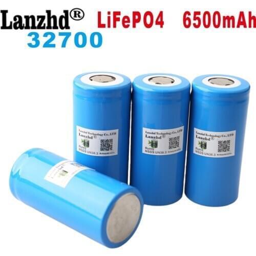 2-24pcs NEW 3.2V 32700 6500mAh LiFePO4 battery 35A continuous discharge maximum 55A high power battery