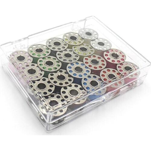 20pcs Metal Sewing Threads Bobbins Spool Sewing Craft Tool Machine Spool Bobbin Handwork Accessories Wholesale