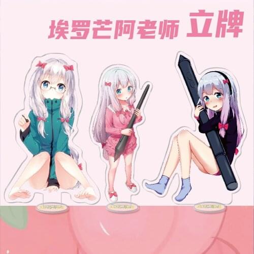 Anime Eromanga Sensei Sagiri Izumi Acrylic Stand Figure Desktop Standing Plate Decoration Model Toy Gifts