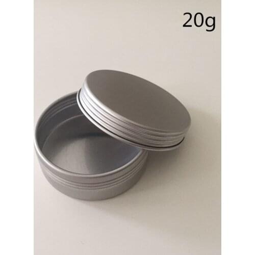 100pcs/lot 20g aluminum jar, metal jar for cream powder gel use,20g aluminum container