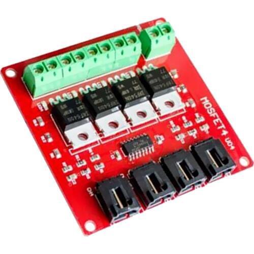Four Channel Switch Module MOSFET 4 Route Button IRF540 V2.0 For DIY