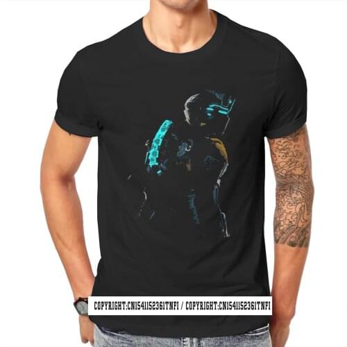 Issac Unique Dead Space Video Game T Shirt Vintage Male Graphic Loose O Neck Tee Shirt Big Sales Harajuku Mens Clothing