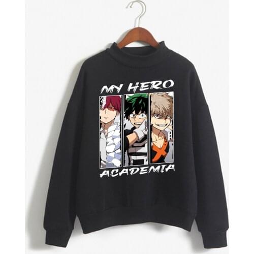 Hot My Hero Academia Hoodies Women Men Casual Oversized Sweatshirts Streetwear Male