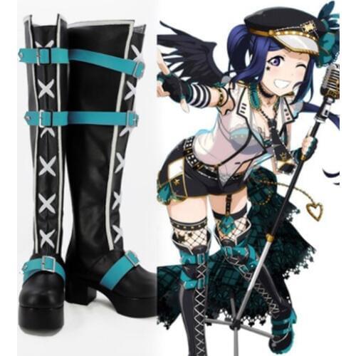 Love Live! Sunshine! Aqours Kanan Matsuura Cosplay Shoes Boots Cosplay Costume Accessories For Women Shoes Custom Made Halloween