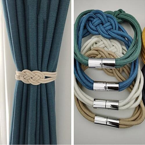 Magnetic Solid Curtain Hooks Tiebacks Tie Backs Buckle Clips Holdbacks Curtain Tiebacks Living Room Bedroom Decoration #T2P