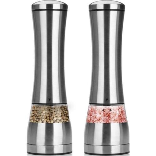 Stainless Steel Pepper Shakers and Manual Salt Herb parsley mill grinder pepper Mill with Adjustable Ceramic Grinder