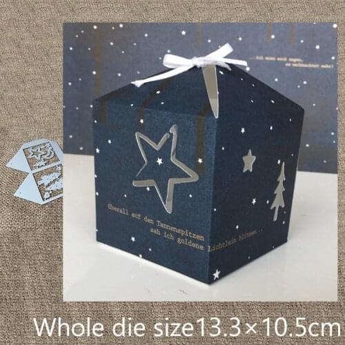 New Design Craft Metal Cutting Die cut dies moon star tree box decoration scrapbook Album Paper Card Craft Embossing die cuts