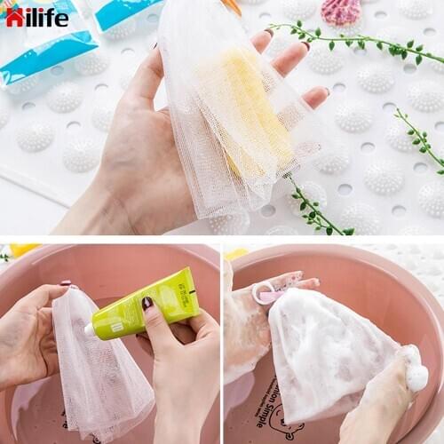 Body Cleansing Nets Wash Face Soap Foaming Net Bathroom Accessories Bath Washing Tool Bath Shower Soap Blister Bubble Mesh
