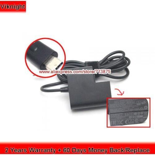 Genuine 20V 2.25A 45W TPN-LA06 860210-850 Laptop Adapter for HP Spectre 13 Elite X2 1012 45W TYPE-C USB-B Tablet