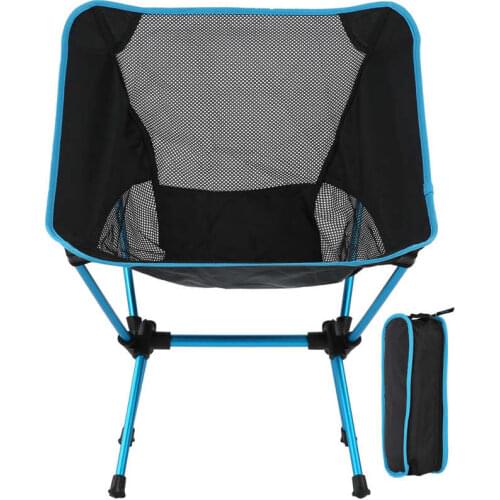 Portable Folding Chair Ultralight Backrest Fishing Seat Collapsible Leisure Chair Outdoor Camping Hiking Fishing Seat