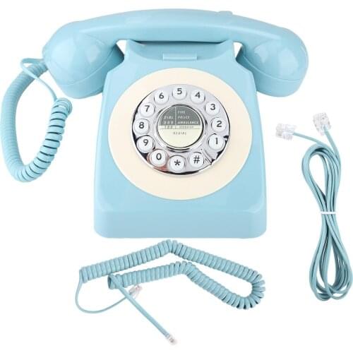 MYS‑300A Retro Style Landline Office Telephone Home Decoration Anti‑Electromagnetic Retro Telephone Landline