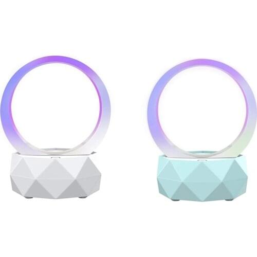 LED Bluetooth Speaker Night Light Portable Wireless Speaker Lamp Colorful RGB LED Themes Atmosphere Lighting
