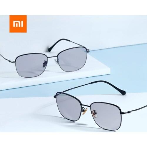 Xiaomi Lemon Smart Color-changing Multi-effect Sunglasses Titanium Alloy Frame UV Blue Light Prevention Glasses for Men Women