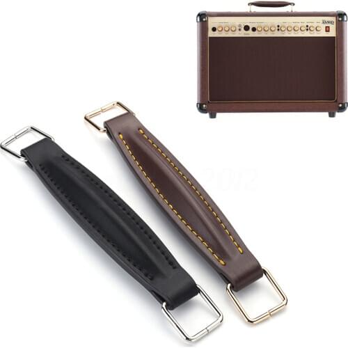 Vintage Guitar Amplifier Leather Handle With Fitting For Marshall Amp AS50D AS100D Replacement Accessories Black/Coffee Optional