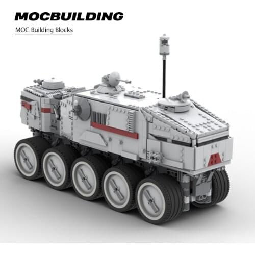 World War II Military DIY Clone Turbine Tank Series Childrens Building Blocks Puzzle Assembly MOC Toy Car Weapons RC Boy Birthd