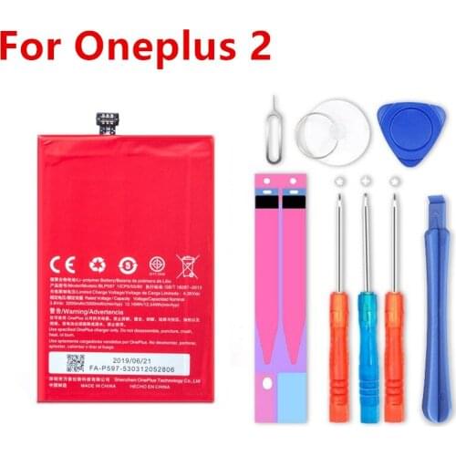 100% NEW High Quality Battery BLP597 3300mAh Batteries For Oneplus 2 One Plus Two Phone Battery + In Stock