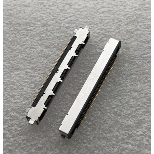 2PCS) Original LCD ffc51p cable slot socket LVDS 51p 51 pin gold-plated foot screen cable base