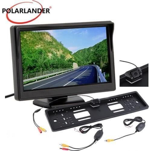 5 Inch TFT LED Rear View Monitor Car Monitor Car Van Truck Parking Night Vision Reversing Camera Security System