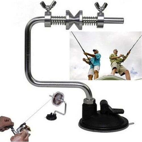 65% Discounts Hot! Fishing Line Winder Suction Cup Reel Spooler Holder Tackle Coil Tool Accessories