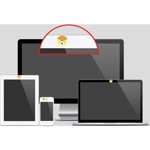 Besegad 3pcs Ultra-Thin Webcam Cover Slider Pad for Desktop Laptop Smartphone Tablet Computer Camera Protecting Privacy Security